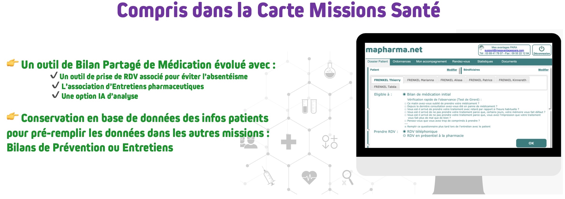 Bilan partagé de médication